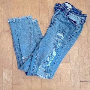 Straight leg cello jeans